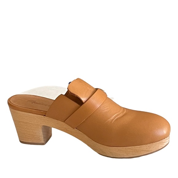 Madewell Monique Buckle Strap Leather Clog Sz 8.5 - Picture 8 of 14